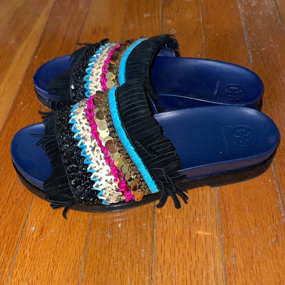 TORY BURCH fringe sandals - Picture 2 of 4